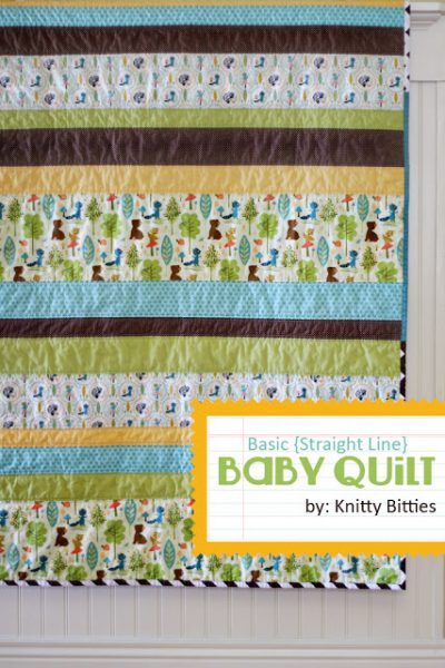 Easy Strips Baby Quilt