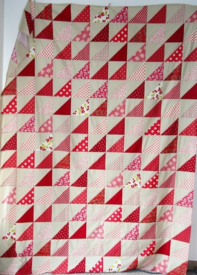 Seeing Red Quilt Tutorial