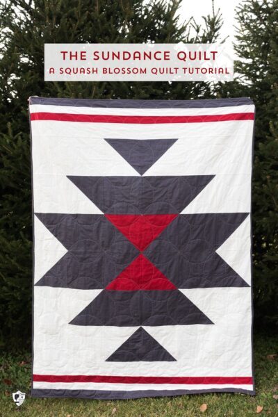A southwest style simple quilt pattern and free tutorial. 